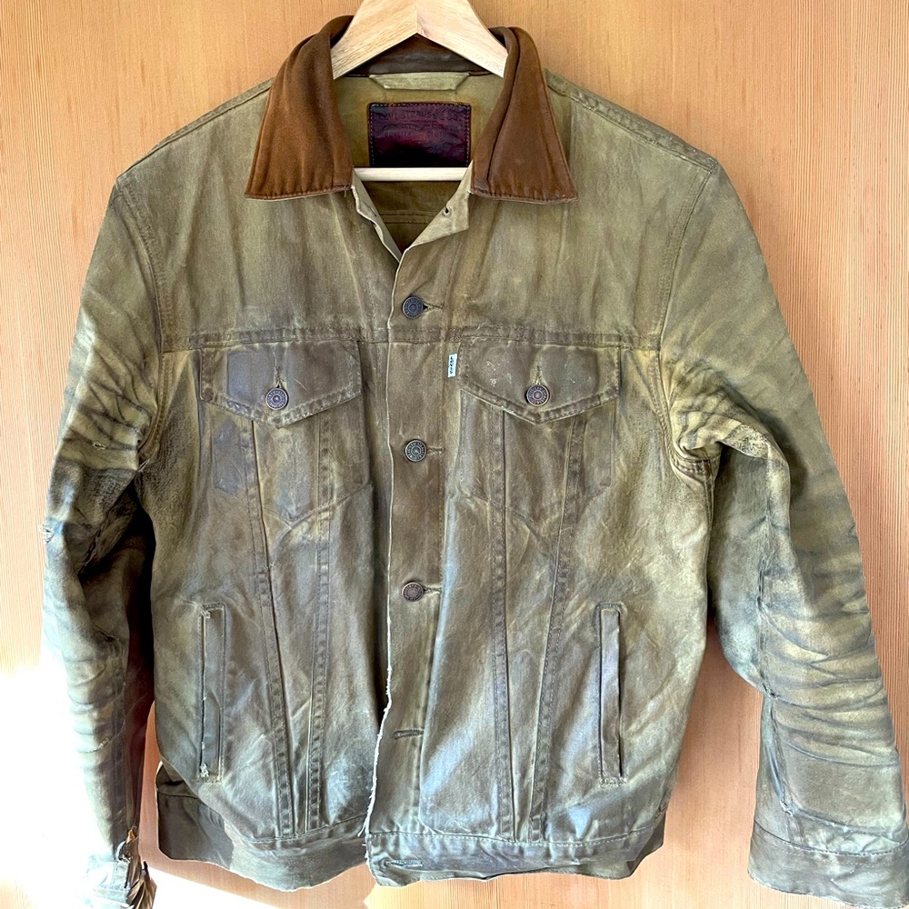 Filson X Levi’s Waxed Trucker Jacket, L